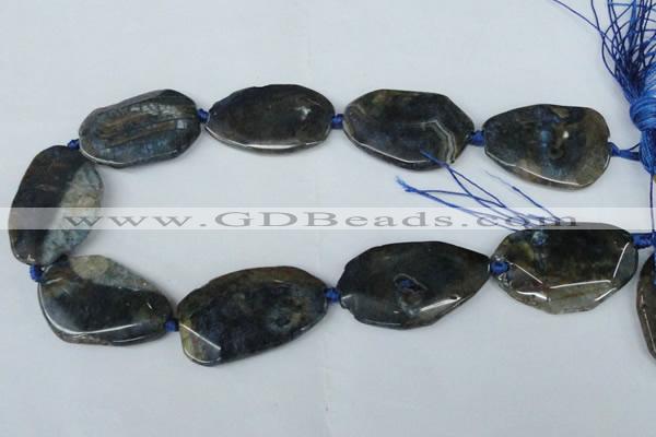 CNG1219 15.5 inches 25*30mm - 30*45mm freeform agate beads