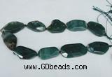 CNG1233 15.5 inches 20*35mm - 35*45mm freeform agate beads