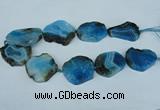 CNG1241 15.5 inches 30*40mm - 40*50mm freeform agate beads