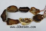 CNG1246 15.5 inches 30*50mm - 40*60mm freeform agate beads