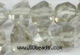 CNG1314 12*18mm – 14*28mm faceted nuggets smoky quartz beads