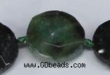 CNG1407 15.5 inches 20*25mm - 30*35mm faceted freeform agate beads