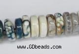 CNG1444 15.5 inches 6*15mm - 8*15mm nuggets agate gemstone beads