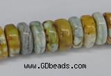 CNG1445 15.5 inches 6*15mm - 8*15mm nuggets agate gemstone beads