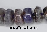 CNG1453 15.5 inches 8*20mm - 10*20mm nuggets agate gemstone beads