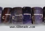 CNG1454 15.5 inches 10*20mm - 14*20mm nuggets agate gemstone beads