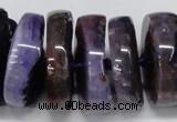 CNG1465 15.5 inches 12*35mm nuggets agate gemstone beads