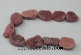 CNG1525 8 inches 15*20mm - 25*30mm freeform agate beads