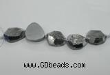 CNG1530 8 inches 22*30mm - 30*40mm freeform agate beads