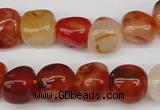 CNG16 15.5 inches 11*12mm nuggets agate gemstone beads