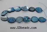 CNG1657 15.5 inches 25*30mm - 30*35mm freeform druzy agate beads