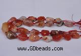 CNG1711 15.5 inches 15*20mm - 20*30mm nuggets red agate beads