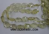 CNG1828 15.5 inches 20*25mm - 22*30mm faceted freeform lemon quartz beads