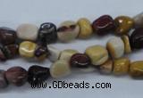 CNG206 15.5 inches 6*8mm nuggets mookaite gemstone beads