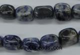 CNG212 15.5 inches 10*14mm nuggets sodalite gemstone beads