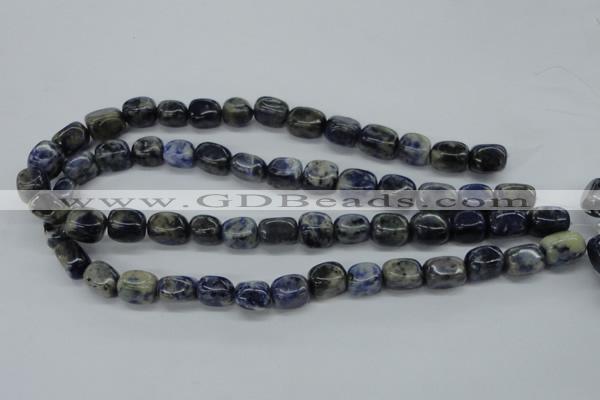 CNG212 15.5 inches 10*14mm nuggets sodalite gemstone beads