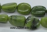 CNG216 15.5 inches 13*18mm nuggets canadian jade gemstone beads