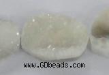 CNG2166 15.5 inches 25*30mm - 25*35mm freeform agate beads