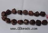 CNG2185 15.5 inches 13*18mm - 15*20mm faceted nuggets agate beads