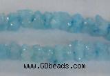 CNG2204 15.5 inches 8*10mm - 10*12mm nuggets plated druzy quartz beads