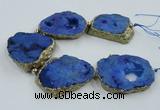 CNG2341 7.5 inches 40*50mm - 55*60mm freeform druzy agate beads