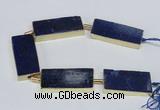 CNG2445 15.5 inches 20*40mm - 20*45mm freeform lapis lazuli beads