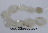 CNG2534 15.5 inches 35*40mm - 40*45mm freeform druzy agate beads