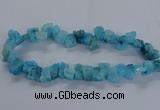 CNG2584 15.5 inches 13*18mm - 15*25mm nuggets druzy agate beads