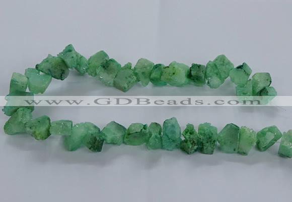 CNG2585 15.5 inches 13*18mm - 15*25mm nuggets druzy agate beads