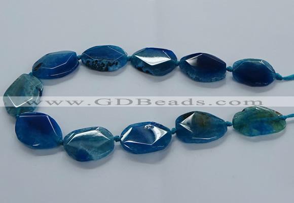 CNG2639 15.5 inches 22*30mm - 25*35mm freeform agate beads