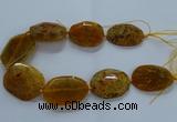 CNG2647 15.5 inches 30*38mm - 40*50mm freeform agate beads