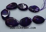 CNG2654 15.5 inches 38*48mm - 42*55mm freeform agate beads