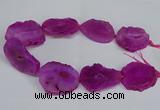 CNG2671 15.5 inches 30*40mm - 40*50mm freeform druzy agate beads