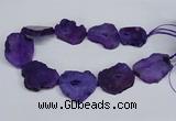 CNG2673 15.5 inches 30*40mm - 40*50mm freeform druzy agate beads