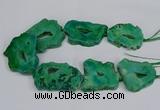 CNG2681 15.5 inches 30*40mm - 40*50mm freeform druzy agate beads