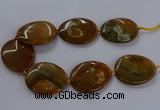 CNG2689 15.5 inches 40*50mm - 45*55mm freeform agate gemstone beads