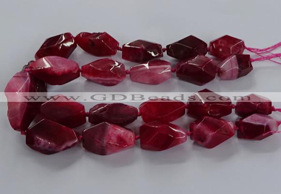 CNG2734 15.5 inches 15*30mm - 20*40mm nuggets agate beads