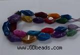 CNG2737 15.5 inches 15*30mm - 20*40mm nuggets agate beads