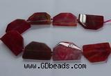 CNG2748 15.5 inches 30*45mm - 35*50mm freeform agate beads