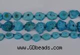 CNG2764 15.5 inches 15*20mm - 25*30mm freeform druzy agate beads