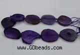 CNG2776 15.5 inches 30*35mm - 35*40mm freeform agate beads