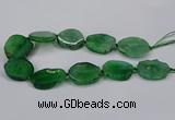 CNG2779 15.5 inches 30*35mm - 35*40mm freeform agate beads