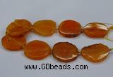 CNG2784 15.5 inches 35*40mm - 45*50mm freeform agate beads