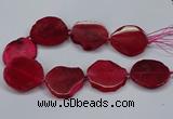 CNG2786 15.5 inches 35*40mm - 45*50mm freeform agate beads