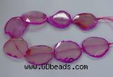 CNG2790 15.5 inches 30*40mm - 40*55mm freeform agate beads