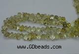 CNG2824 10*14mm - 13*18mm faceted nuggets lemon quartz beads