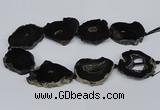 CNG2897 15.5 inches 35*40mm - 45*50mm freeform druzy agate beads