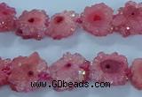 CNG2969 15.5 inches 8*10mm - 15*18mm freeform druzy agate beads