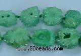 CNG2971 15.5 inches 8*10mm - 15*18mm freeform druzy agate beads