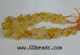 CNG3017 15.5 inches 15*20mm - 22*30mm nuggets citrine beads